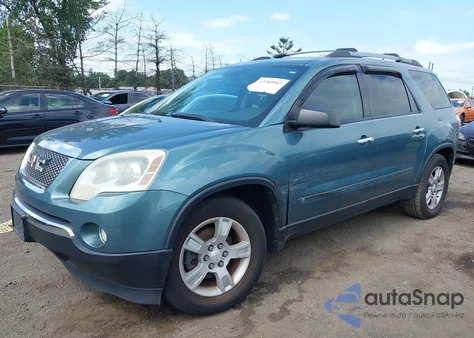2010 GMC Acadia Sle z USA, uszkodzony, nr VIN 1GKLVLED4AJ121092